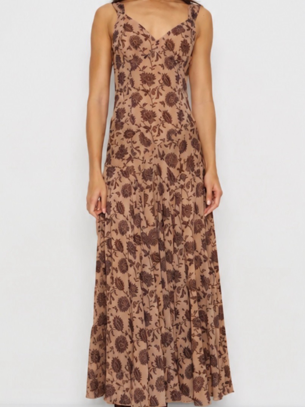 Reformation Narcissa Floral Maxi Dress Size 8 NWT Fall Colors